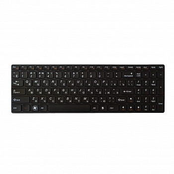 Клавиатура для ноутбука Lenovo IdeaPad G570, G575, G770, Z560, Z565 с рамкой, черная