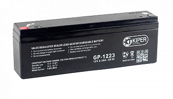 Аккумуляторная батарея Kiper GP-1223, 12В, 2.3Ач